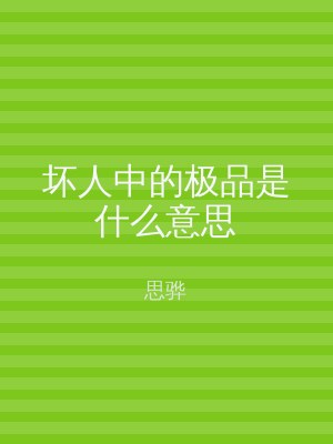 坏人中的极品是什么意思