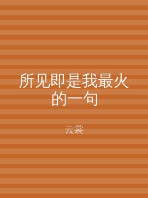 所见即是我最火的一句