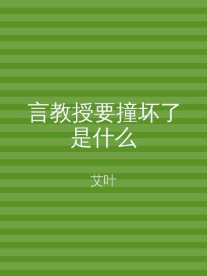 言教授要撞坏了是什么